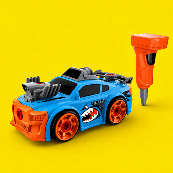 Auto dječji za sastavljanje Build-A-Ride s električnim odvijačem LILBIG PY-2607