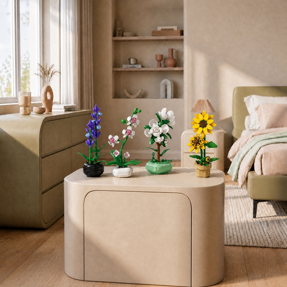 Set cvijeća za sastavljanje Lavanda LILBIG C59027W, 205 dijelova
