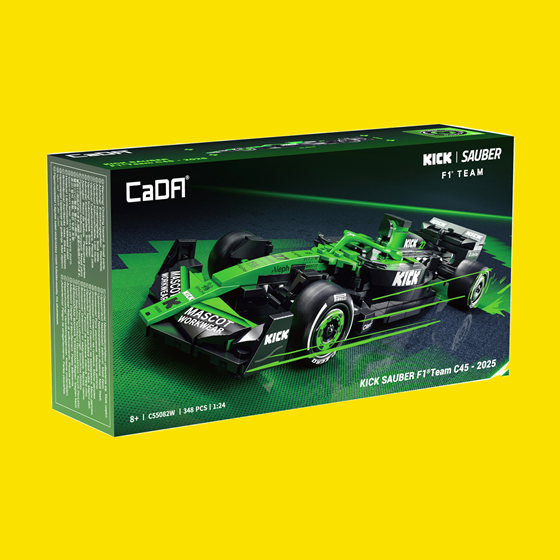 Formula za sastavljanje KICK Sauber C45-2025 LILBIG C55082W, 1:24, 348 dijelova