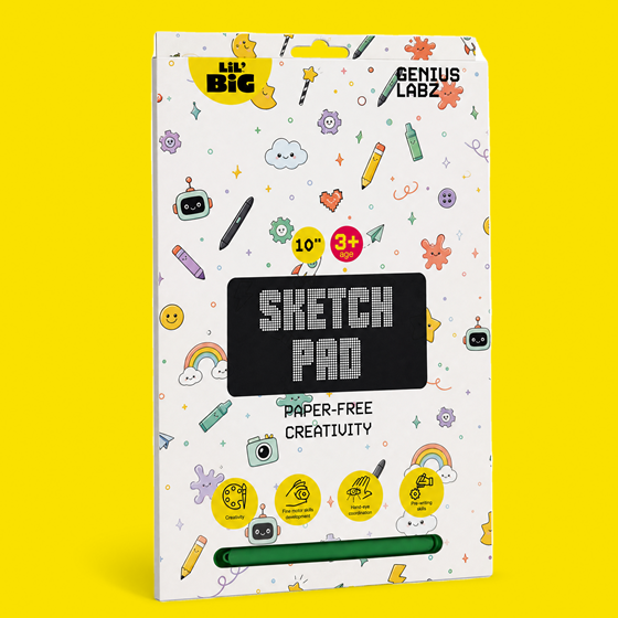Ploča za crtanje digitalna Sketch Pad LILBIG MM-2604, više boja, 10"